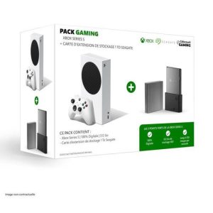 Console Xbox Series S – 512Go + Carte d’extension de stockage