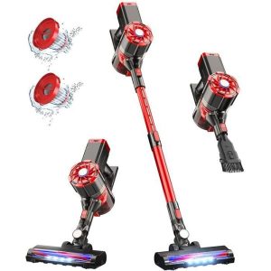 Aspirateur Sans Fil Puissant Aspirateur 4 en 1 Filtre HEPA LED 35min Autonomie 20000pa Aspirateur Balai Sans Fil Puissant Aspirate