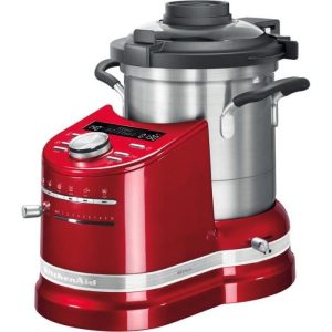 Robot cuiseur tout en un de 4,5L 1500W rouge empire argent